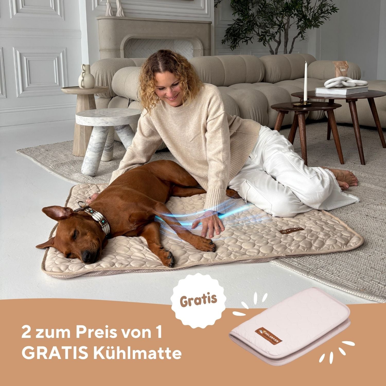 Pelsbarn Kühlmatte (1+1 GRATIS)