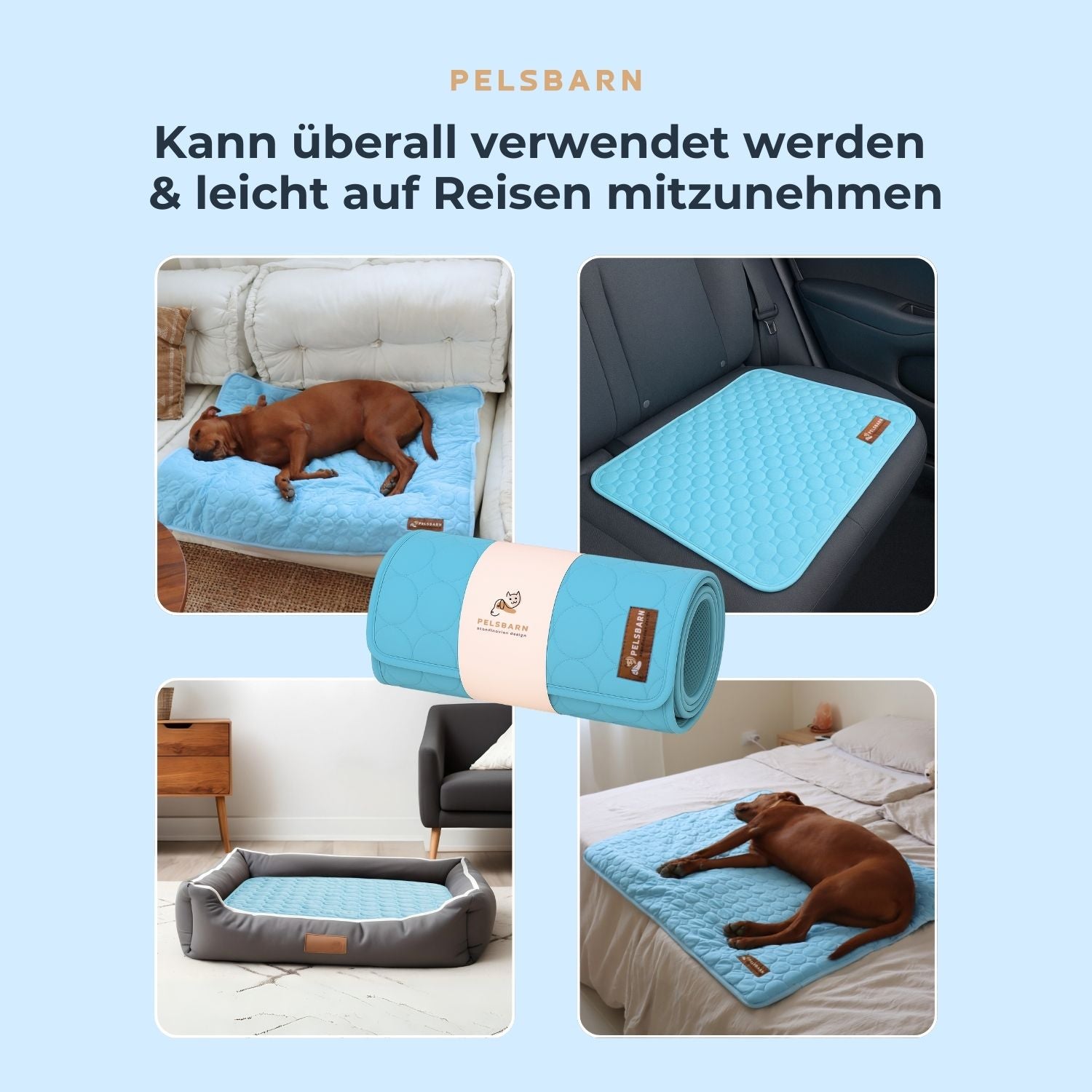 Pelsbarn Kühlmatte (1+1 GRATIS)