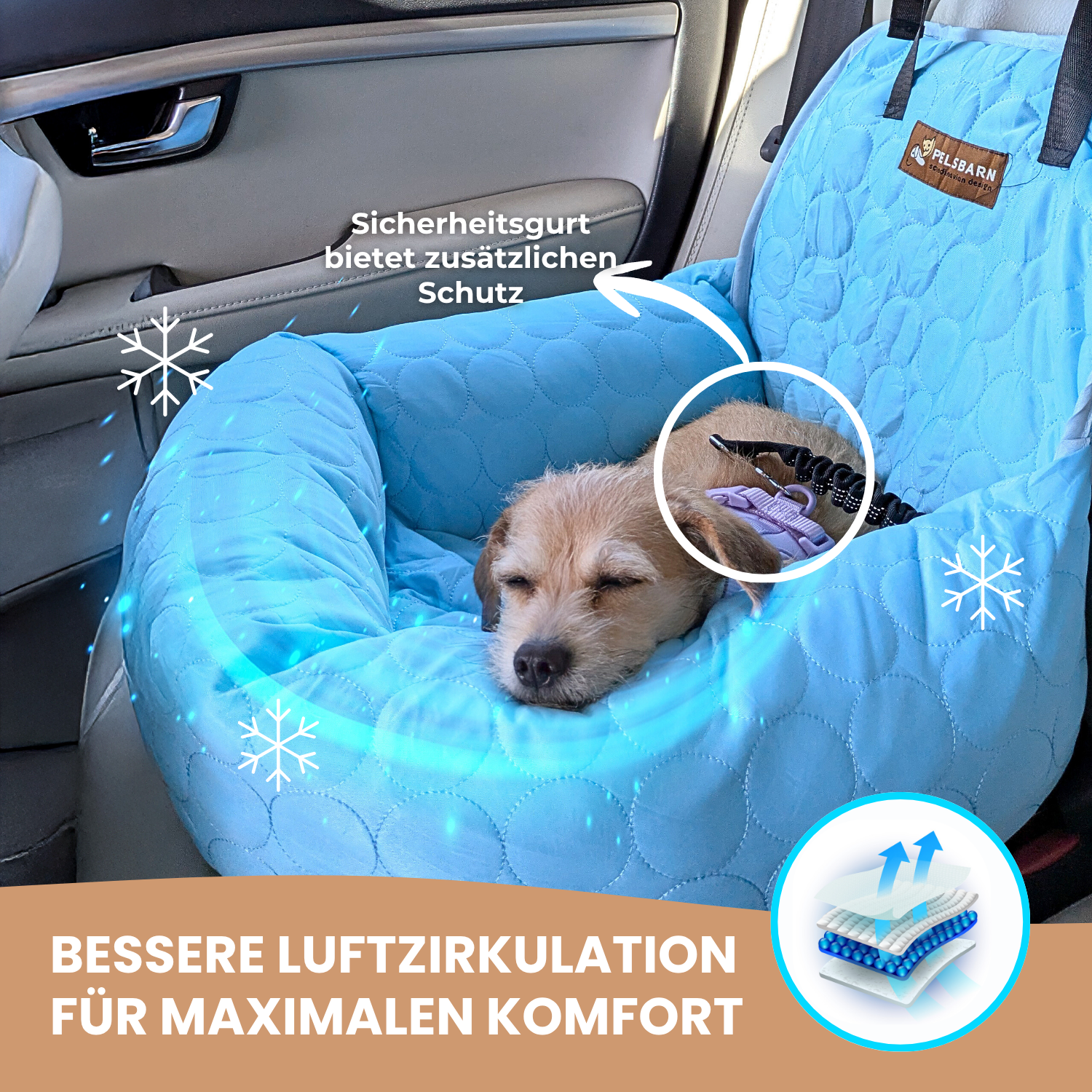 Pelsbarn® kühlender Autositz (4-mal effektiver) – pelsbarn.de