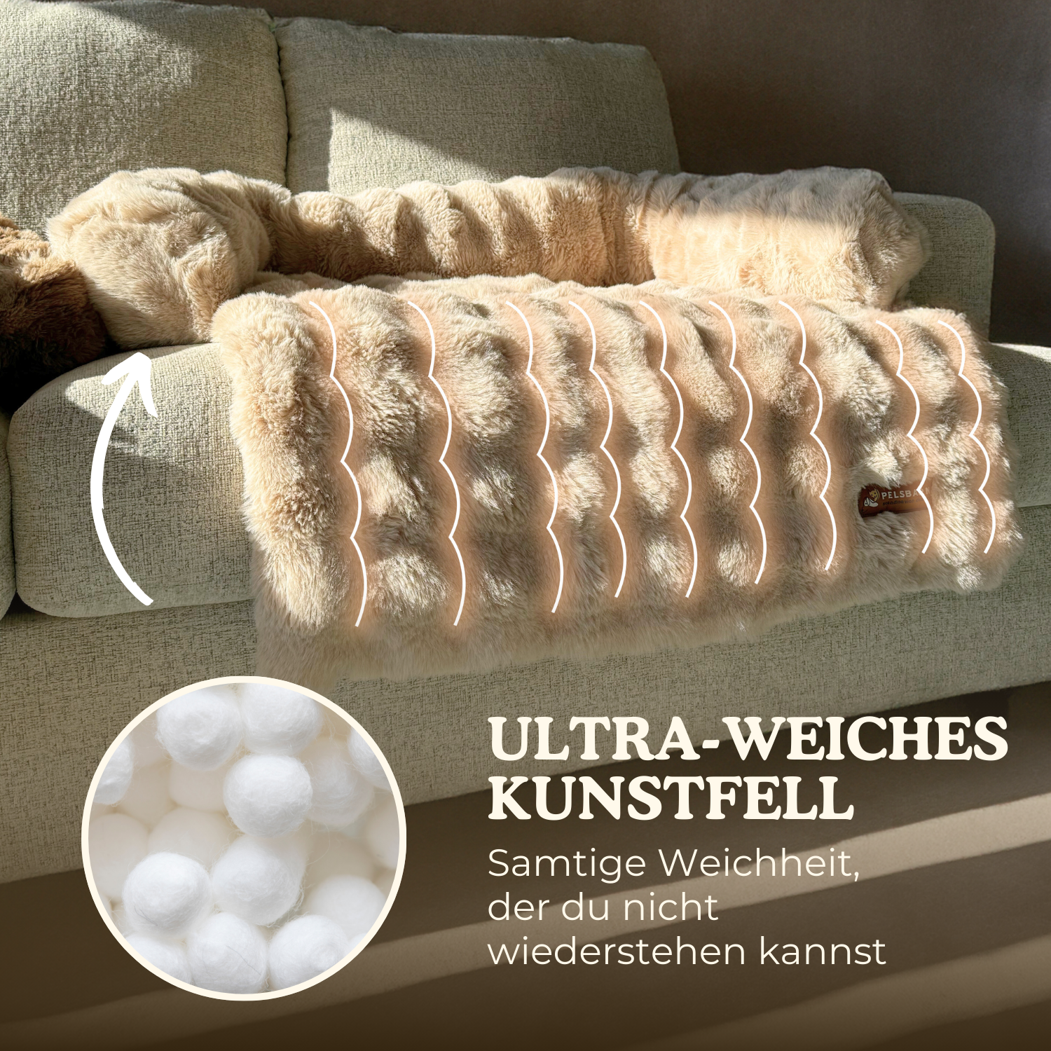 NEU: Luxuriöses Cozy Pelsbarn Sofabett