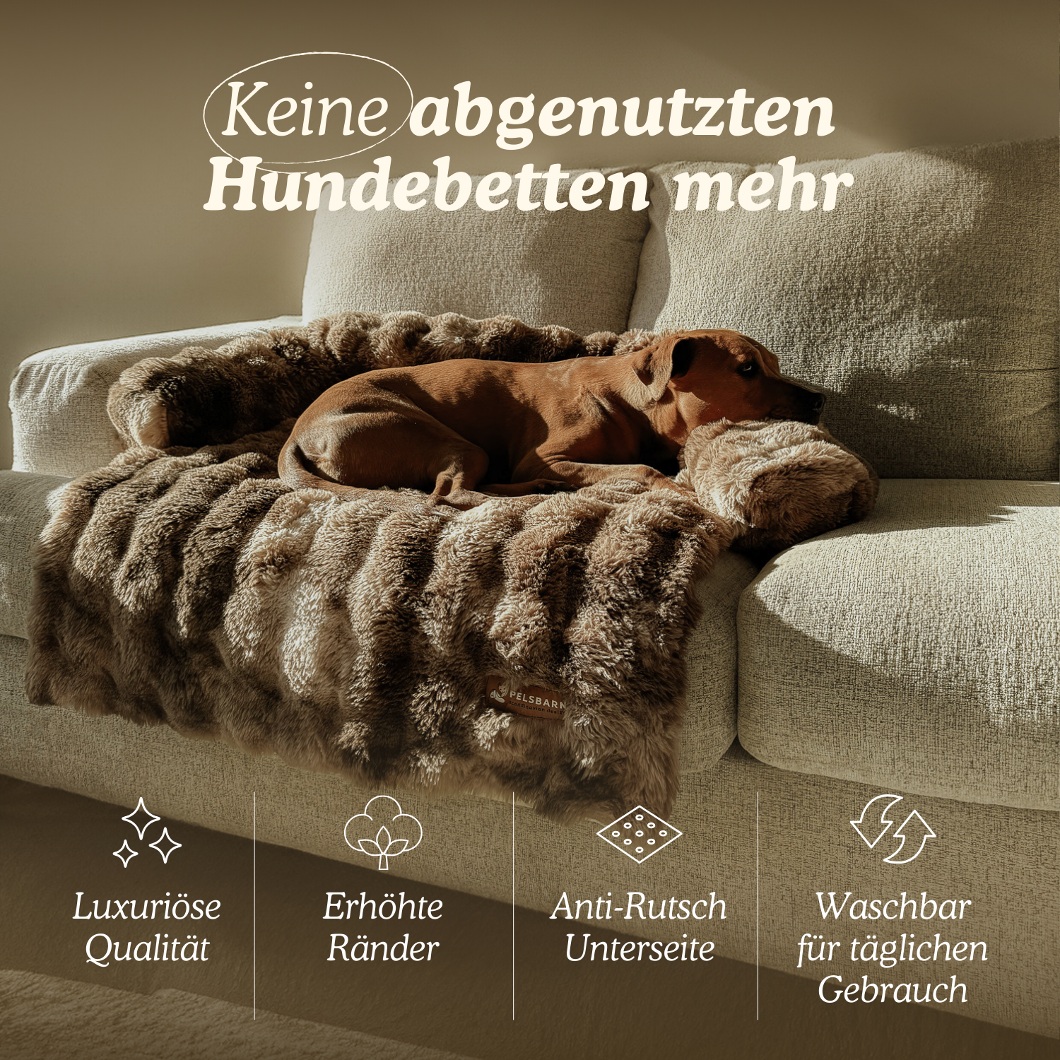 NEU: Luxuriöses Cozy Pelsbarn Sofabett