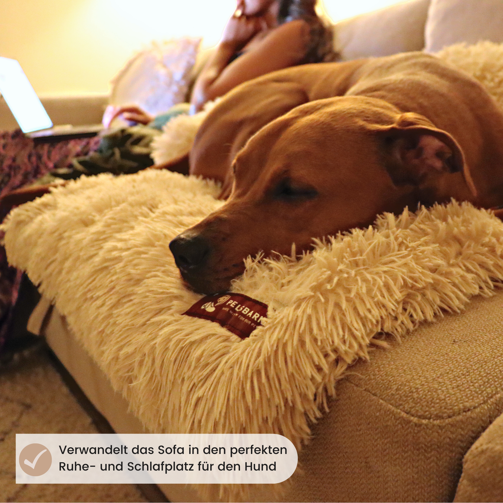 Pelsbarn Beruhigendes Hundebett